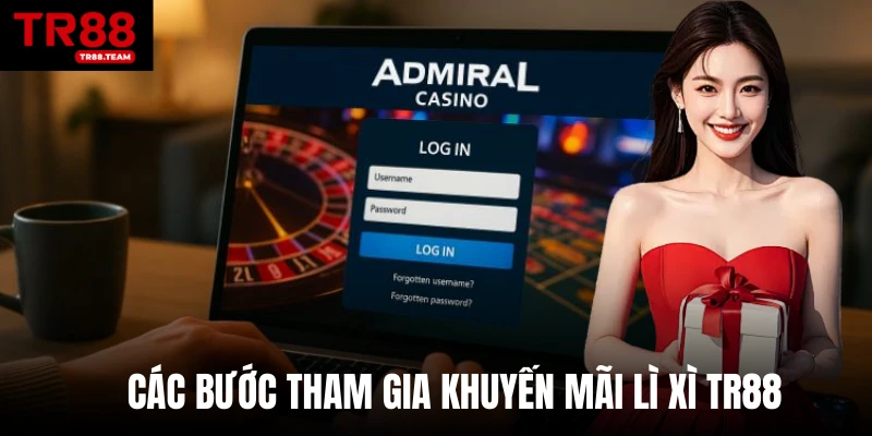 Các bước tham gia khuyến mãi lì xì TR88