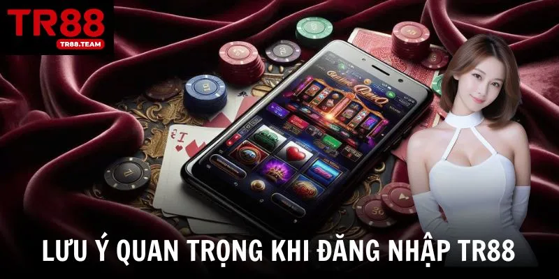 Những điều cần lưu ý khi đăng nhập TR88